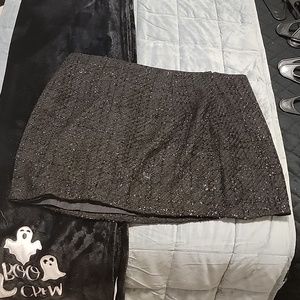 Black shien Shiney skirt